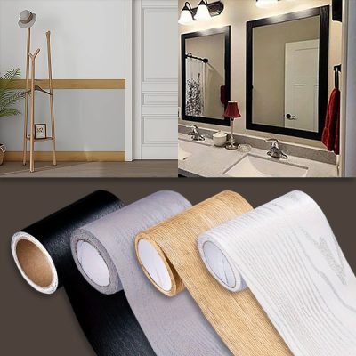 Zidna ukrasna naljepnica s drvenim uzorkom (5 m) | DECORIM