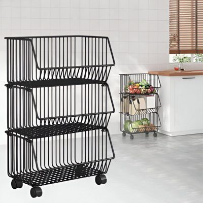 Troslojna kuhinjska kolica | CARTSTACK