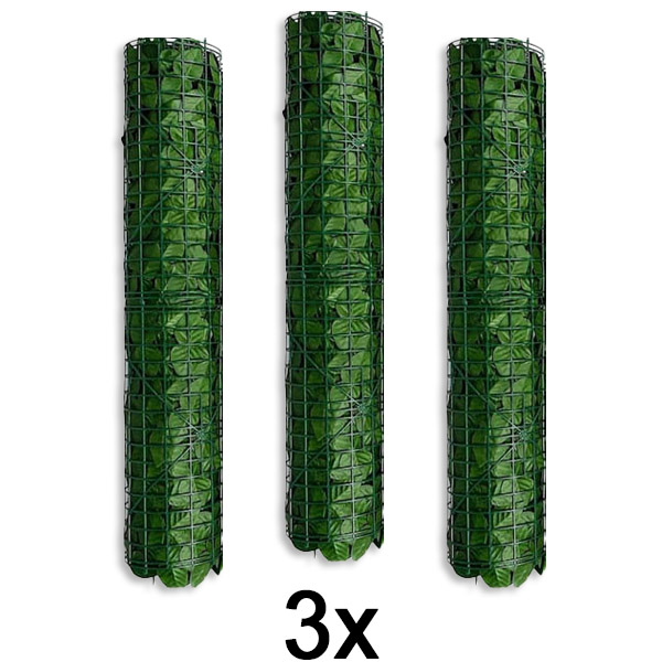 3x Panel za privatnost s umjetnim lišćem | LEAFPANEL