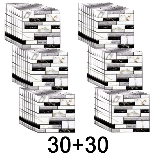 3x Mramorne samoljepljive tapete (20 kom/1,8 m2 površine) | MARBLEBLOCKS 10+10 GRATIS