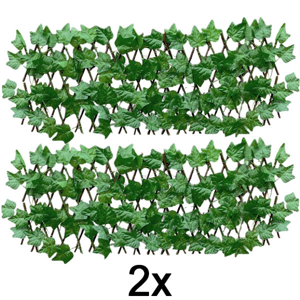 2x Dekorativna i praktična ograda za terasu i vrt | GREENFENCE