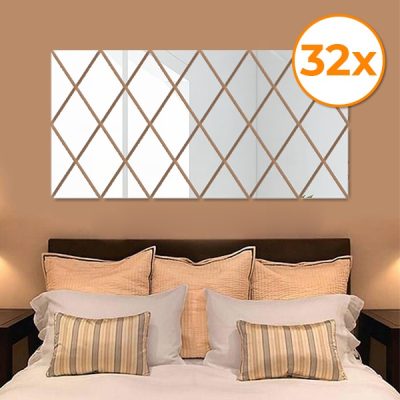 Zidne naljepnice ogledala (32 komada) | WALLGEM