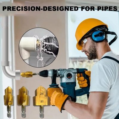 Set svrdla za razvrtanje cijevi za teške uvjete rada (3 kom) | PIPEDRILL