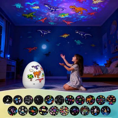 Čarobno noćno svjetlo i projektor melodija | DINODREAM